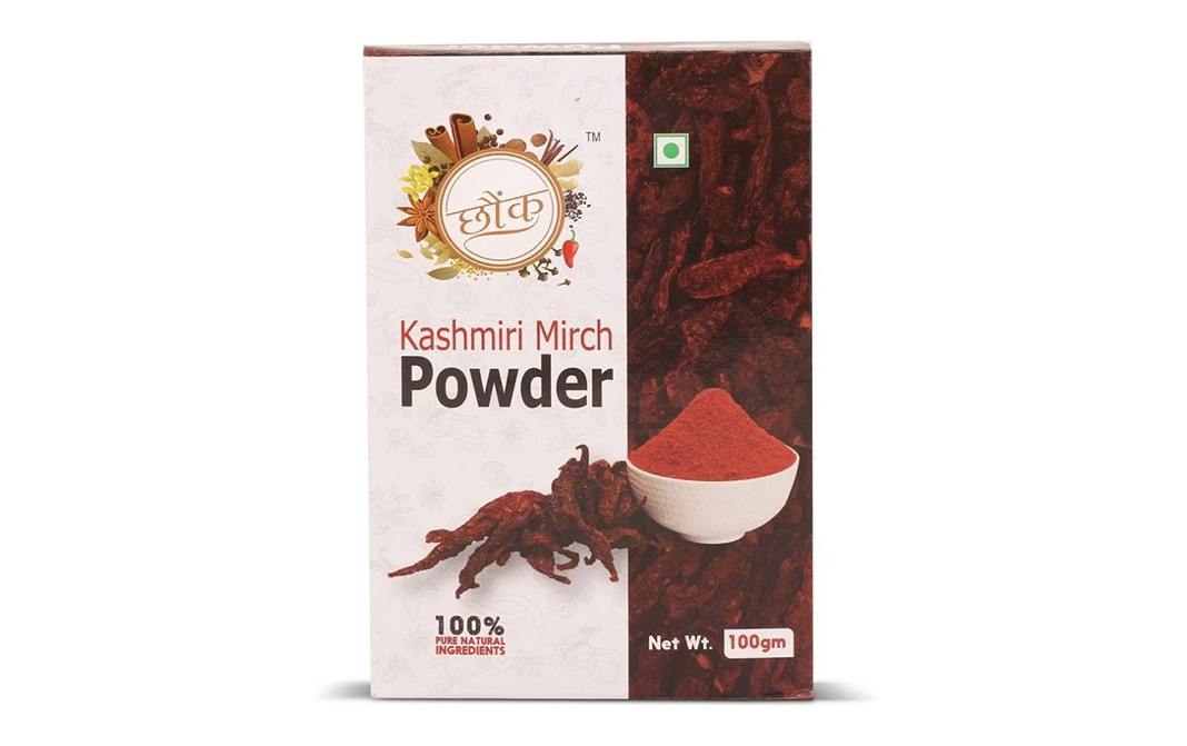 Chounk Kashmiri Mirch Powder    Box  100 grams